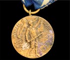 Wwi New York State War Service Medal 1917-19 Numbered 45799 Antique