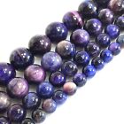 Gemstone Galaxy Tiger Eye Round Loose Beads 15  4mm 6mm 8 10mm 12mm 16mm Beading