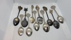 Lot Of 11 Random Vintage Souvenir Spoons International Usa Disney