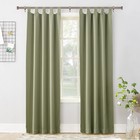 18-115 Inch Satin Nickel Adjustable Curtain Rod 1 Inch Heavy Duty Modern Rod