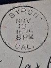 1895 Byron Ca Contra Costa County To Fresno Ex Tatham