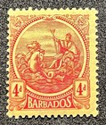 Travelstamps  Barbados Stamps Scott  133 - 4d Badge Of The Colony - Mint Mnh Og