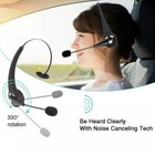 Trucker Driver Headset Bluetooth Wireless Universal Pc Gaming Headphone With Mic