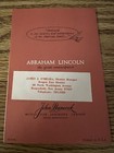 Vtg 1956 John Hancock Life Insurance Promo Patriotic Booklet Abraham Lincoln