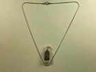 Small  Vintage Thai Metal Buddha Amulet In Acrylic Case With New 20  Necklace