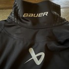 Bauer Neck Protect Shirt Youth Boys L Black Kevlar Ice Hockey Base Layer Safety