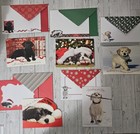 40 Count Animal  cat   Dog  Holiday Christmas Cards Lot Of 40 Plus