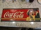 Vintage Coca-cola Sweethearts boy Girl Sign     Original Soda Pop Store Display