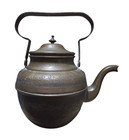 19th Century Middle Eastern Or Persian Hand Hammered Copper Or Brass Teapot