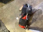 Climbing Spurs Gaffs Pair Red Cuffs Pads Straps - Untested
