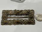 Antique Victorian Bronze Rococo Style Belt Buckle
