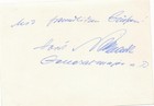Horst Niemack- Photograph Signed Twice  wwii German General 