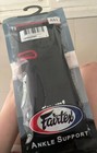 Sporting Goods Fairtex As1 Ankle Support Boxing Gear Muay Thai Black Color 1pair