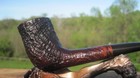 Comoy s Sandblasted 87 Made In London England Bent Dublin Tobacco Estate Pipe