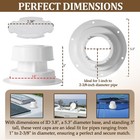 White Rv Roof Vent Cover Kits With 2 Pack-plastic 