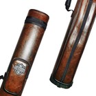 2x2 Hard Cue Case Oval Pool Cue Billiard Stick Carrying Case