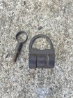 Antique Padlock Barrel Lock With Screw Keys Working Condition Vintage Metal