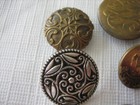 Mixed Lot Of 12 Metal  Brass And Steel Buttons 9 16  - 7 8  - Ml2