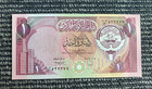 Hussein s   1 Dinar Single Banknote Folder   Coa   History Included 