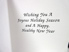 Great Pyrenees Wearing Santa Hat Joyous Season   New Year Greeting Card Set - 6