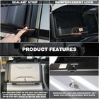 Side Storage Luggage Box Rack Tool Box For Land Rover Defender 90 110 130 L663  