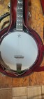Vtg Alvarez Denver Belle Fancy 5 String Banjo Hard Case Japan 1970 s Top Of Line