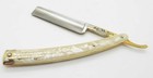 A3  Excellent Vintage Pearlduck Dubl Duck Straight Razor With Orignal Box 5 8 