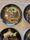 Disney Villains 6  Appetizer Plates Set Of 4 Halloween 2022 Scar Ursula New