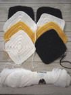 Crochet Handmade Yarn Granny Squares 5 Inch  8pc   Extras