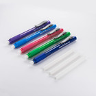 Clic Retractable Eraser  Assorted Colored Pen Style Grip Erasers  Pack Of 5   3