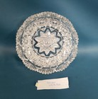 Set Of 4 Antique American Brilliance Cut Glass Shallow Crystal Bowls Mix Brands
