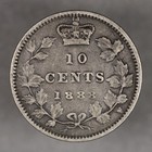1888 Canada Silver 10 Cents
