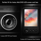 Rieibi  3 3pack  Screen Protector For Fujifilm Instax Mini Evo Instant Camera Lc