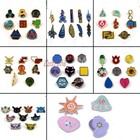 Pokemon Gym Badges Indigo League Box Set 8pcs Kanto Metal Badge Pin Brooches