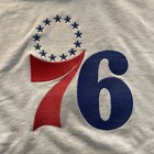 Nwt Nba Philadelphia 76ers Basketball Hoodie Light Gray Blue red Youth L 14 16