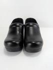 Dansko Women s Black Leather Clogs Size Eu 38 Work Shoes  
