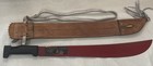 Vtg Legitimus Collins   Co Hartford Machete Leather Sheath Busquese La Estampa