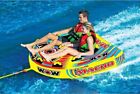 Wow Sports Macho 2 Person Inflatable Towable Tube For Boating Watersports