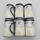 6x Fs19764 Fleetguard Fuel Filter With Water Separator For Cummins Free Shipping