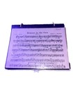Vintage 1stb Flat Cornet Sheet Music In Plastifold Music Holder Multiple Songs