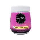 Cutex Nail Polish Remover Twist   Scrub Sponge  1 75 Oz  - Pack Of 3