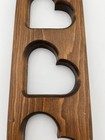 Vintage Wood Heart Wall Hanging Cottagecore Decor With Four Hearts