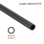 8pcs Carbon Fiber Tubes 2x3x400mm Pultruded Carbon Round Tubing For Airplane