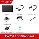 Feelworld Fw759 Pro 7 Inch Ips 4k Hdmi Touch Screen Camera Field Video Monitors