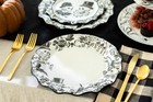 Potter s Studio 11  Halloween Midnight Gothic Dinner Plate