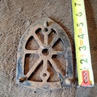 Antique Cast Iron Flat Iron Sad Iron Trivet Stand Cast Iron Vintage 1890 s -1920