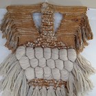 Vintage Don Freedman Interlude Jute Wool Wall Hanging Tapestry 68 x28  1981