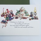 Vintage Hallmark Unused Christmas Cards Set Of 10 Cards   11 Envelopes-santa