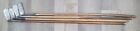4 Antique Vintage Hickory Wood Shaft Golf Putters Prestwick Jack White Spalding