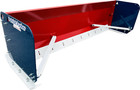 8  Patriot Skid Steer Snow Pusher Box Usa Donation To Disabled American Vets